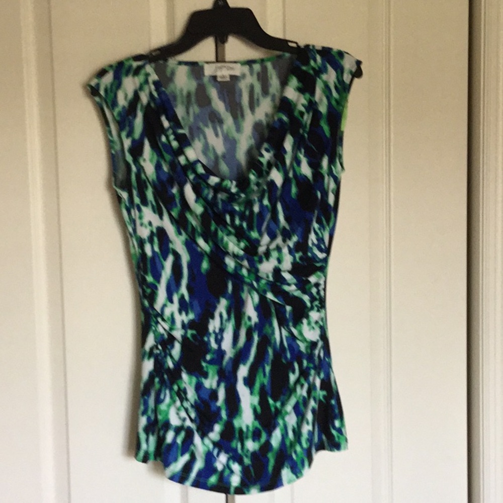 Drape neck tunic